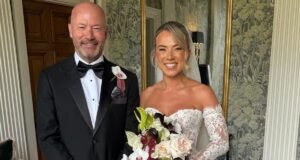 A reação de Alan Shearer ao saber que sua filha teve um segundo encontro, casada com um jogador de rugby
