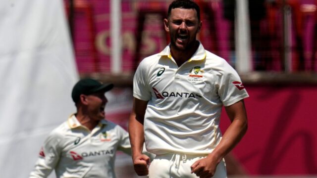 África do Sul x Austrália: Josh Hazlewood reivindica os melhores resultados da carreira em testes de 6-49, enquanto a Austrália assume a liderança da série por 1-0 | Notícias de críquete