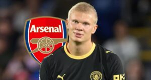 Arsenal contrata Erling Haaland do City, rumo à Premier Division dos condados do Noroeste