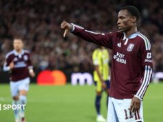 Aston Villa: derrota na Liga dos Campeões prova o ímpeto do Villa
