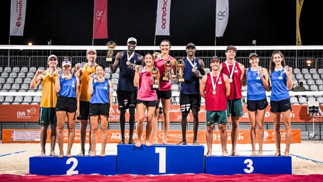 Catar e Tailândia são campeões da segunda rodada AVC Beach do Doha Open 2026 Catar e Tailândia são campeões da segunda rodada AVC Beach do Doha Open 2026
