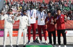 Catar vence campeonato masculino de vôlei de praia dos Jogos Asiáticos Catar vence campeonato masculino de vôlei de praia dos Jogos Asiáticos