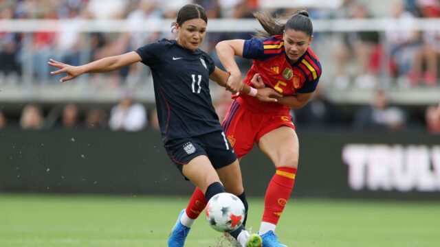 Classificações dos jogadores do USWNT: o ponto positivo de 8/10 de Wilson na derrota boba dos americanos para a Espanha Classificações dos jogadores do USWNT: o ponto positivo de 8/10 de Wilson na derrota boba dos americanos para a Espanha