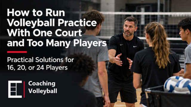 Como conduzir um treino de vôlei com uma quadra e muitos jogadores Como conduzir um treino de vôlei com uma quadra e muitos jogadores