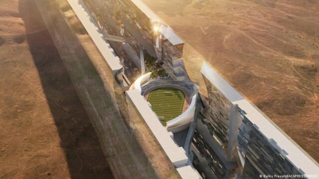 Crise do petróleo saudita afeta projeto Neom e planos para a Copa do Mundo de 2034 Crise do petróleo saudita afeta projeto Neom e planos para a Copa do Mundo de 2034