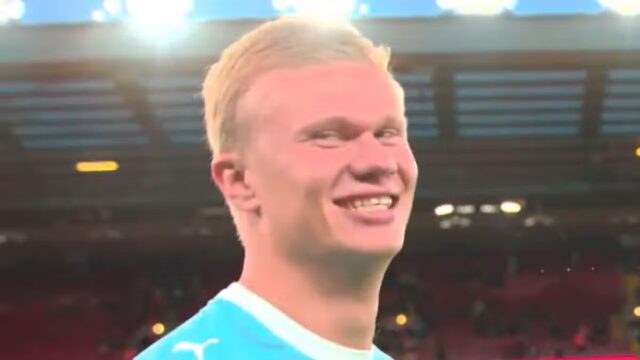 Erling Haaland faz comentários atrevidos do Man City na frente das câmeras após mensagem da Premier League