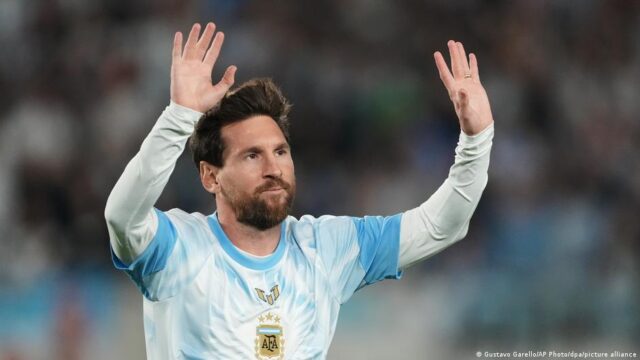 Futebol: Lionel Messi joga último jogo pela Argentina