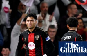 Gols de Evanilson, Rayan e Rodríguez selam vitória histórica do Bournemouth em casa na Europa | Liga Europa