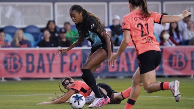 Gotham, líder da NWSL, perde para Dudley e Bruninha nos playoffs Gotham, líder da NWSL, perde para Dudley e Bruninha nos playoffs