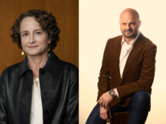 Nina Jacobson e Brad Simpson participam do IndieWire Future of Filmmaking Summit. Nina Jacobson e Brad Simpson participam do IndieWire Future of Filmmaking Summit.