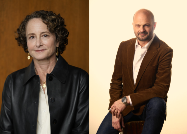 Nina Jacobson e Brad Simpson participam do IndieWire Future of Filmmaking Summit.