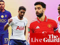 O Arsenal tenta diminuir a diferença para o City, o humilde Spurs vai para o Manchester United – jornada ao vivo | Futebol