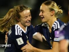 Play-offs da Copa do Mundo Feminina: escocesas enfrentam ausência de Caroline Weir