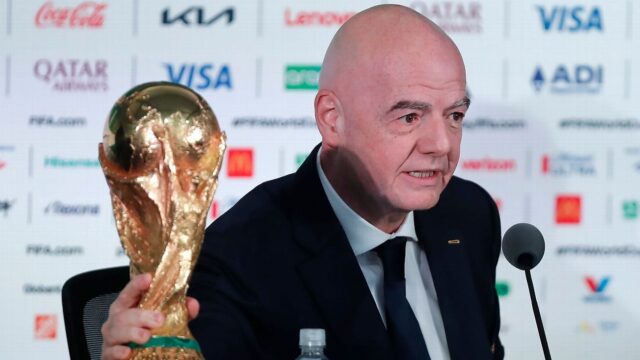 Presidente da FIFA, Gianni Infantino, recebe pagamento não revelado de US$ 1,7 milhão pela Copa do Mundo