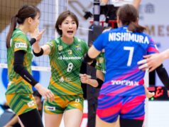 SAGA Hisamitsu Springs completou uma varredura em Bangkok com uma vitória de cinco sets sobre ALEEZA AICHI SAGA Hisamitsu Springs completou uma varredura em Bangkok com uma vitória de cinco sets sobre ALEEZA AICHI
