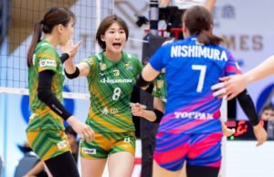 SAGA Hisamitsu Springs completou uma varredura em Bangkok com uma vitória de cinco sets sobre ALEEZA AICHI SAGA Hisamitsu Springs completou uma varredura em Bangkok com uma vitória de cinco sets sobre ALEEZA AICHI