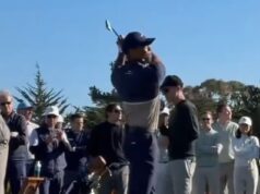 Tiger Woods, 50, fala de retorno ao fazer rara aparição pública após horrível acidente de carro DUI Tiger Woods, 50, fala de retorno ao fazer rara aparição pública após horrível acidente de carro DUI