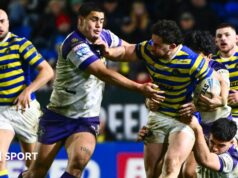 Transmissão ao vivo de todos os jogos da temporada da liga de rugby de 2026 na BBC Transmissão ao vivo de todos os jogos da temporada da liga de rugby de 2026 na BBC