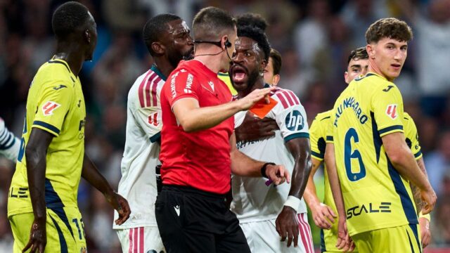 Vinicius Junior, do Real Madrid, é suspenso por 4 jogos após cartão vermelho Vinicius Junior, do Real Madrid, é suspenso por 4 jogos após cartão vermelho