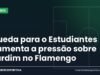 Queda para o Estudiantes aumenta a pressão sobre Jardim no Flamengo Arte da Manchete Esportiva sobre o Flamengo eliminado pelo Estudiantes e a pressão sobre Leonardo Jardim