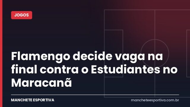Flamengo decide vaga na final contra o Estudiantes no Maracanã Flamengo decide vaga na final contra o Estudiantes no Maracanã