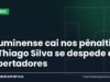 Fluminense cai nos pênaltis e Thiago Silva se despede da Libertadores Thiago Silva com a camisa do Fluminense
