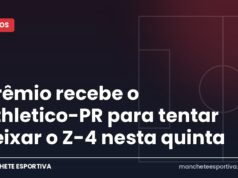 Grêmio recebe o Athletico-PR para tentar deixar o Z-4 nesta quinta Arte da Manchete Esportiva com a prévia de Grêmio x Athletico-PR na Arena do Grêmio pelo Brasileirão