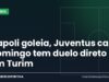Napoli goleia, Juventus cai e domingo tem duelo direto em Turim Arte da Manchete Esportiva sobre a goleada do Napoli e a derrota da Juventus antes do duelo Juventus x Napoli