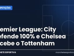 Premier League: City defende 100% e Chelsea recebe o Tottenham Arte da Manchete Esportiva com o guia da rodada da Premier League e o clássico Chelsea x Tottenham