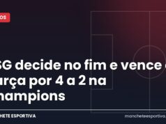 PSG decide no fim e vence o Barça por 4 a 2 na Champions PSG e Barcelona em campo no Parque dos Príncipes pela Champions League