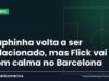 Raphinha volta a ser relacionado, mas Flick vai com calma no Barcelona Arte da Manchete Esportiva sobre o retorno de Raphinha ao Barcelona