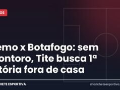 Remo x Botafogo: sem Montoro, Tite busca 1ª vitória fora de casa Arte da Manchete Esportiva com a prévia de Remo x Botafogo no Mangueirão, em Belém, pelo Brasileirão