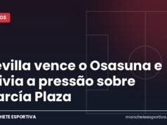 Sevilla vence o Osasuna e alivia a pressão sobre García Plaza Arte da Manchete Esportiva sobre Sevilla x Osasuna, vitória sevilhana no Sánchez-Pizjuán pela LaLiga