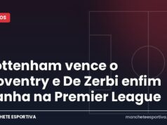 Tottenham vence o Coventry e De Zerbi enfim ganha na Premier League Tottenham x Coventry pela Premier League no estádio do Tottenham
