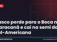 Vasco perde para o Boca no Maracanã e cai na semi da Sul-Americana Torcida do Vasco no Maracanã durante jogo contra o Boca Juniors